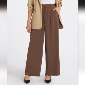 Dictionary Lolita Wide Leg Pant Trousers Brown SZ L NWT